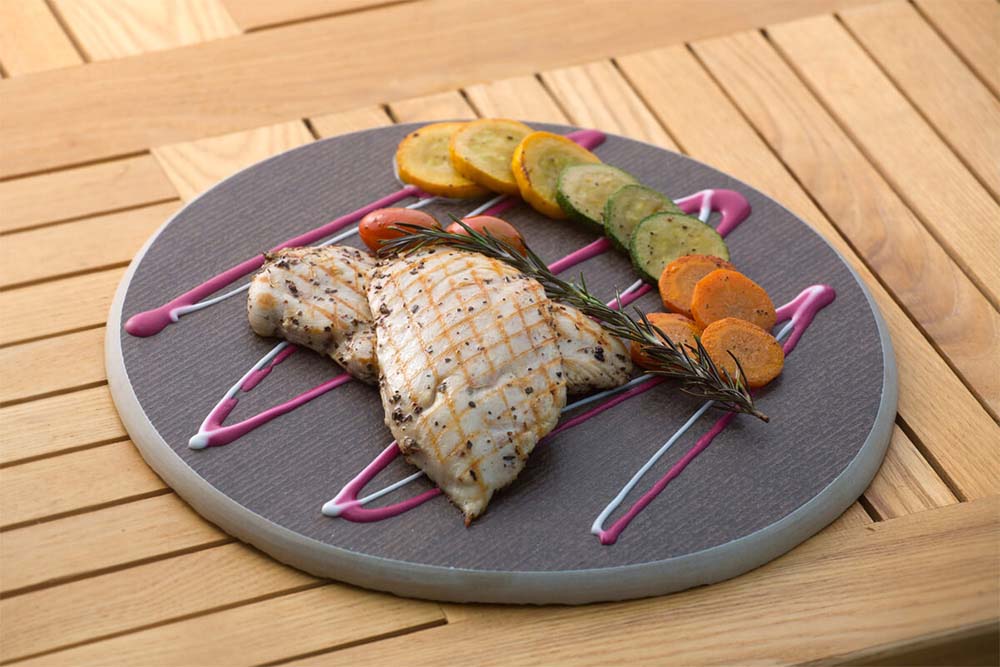 Delicious food offerings at Blue Serene resort