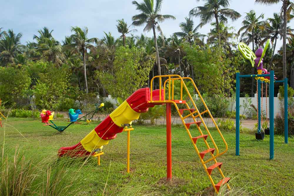 Fun play area for children at Blue Serene resort